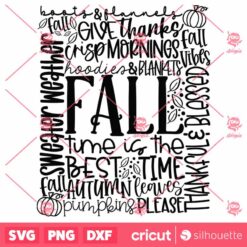 Fall Typography SVG Thanksgiving SVG