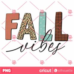 Fall Vibes Leopard PNG Fall PNG