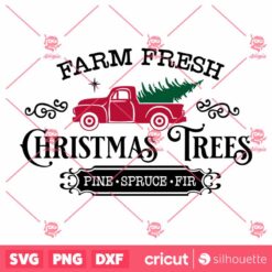 Farm Fresh Christmas Tress SVG Christmas Trees SVG