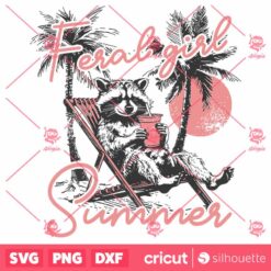 Feral Girl Summer SVG Summer Shirt Design Summer Graphic SVG