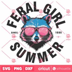 Feral Girl Summer Since 1989 SVG