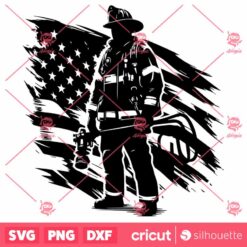 Fire Fighter Dad SVG Firefighter SVG