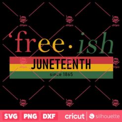 Free Ish Juneteenth Since 1865 SVG Freedom Day SVG