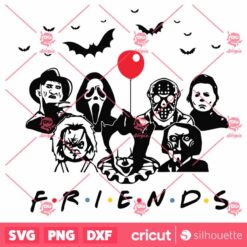 Friends Halloween SVG Horror SVG