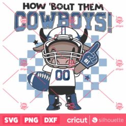 Funny How Bout Them Cowboys SVG