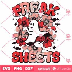 Funny Spooky Freak In The Sheets Halloween SVG