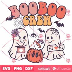 GhostBoo Boo Crew SVG Cute GhostSVG