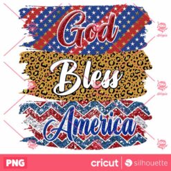 God Bless America PNG Sublimation 4Th Of July PNG