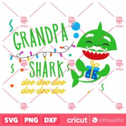 Grandpa Baby Shark SVG, Baby Shark Cricut SVG, Baby Shark Clipart, Baby Shark SVG For Cricut