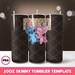 Gucci X Stitch Tumbler Wrap, 20oz Skinny Tumbler Wrap