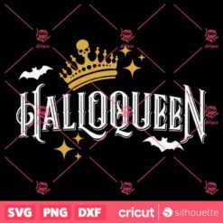 Halloqueen SVG Halloween T Shirt Design For Girls SVG