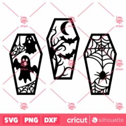 Halloween Coffin SVG GhostCoffin SVG