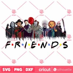 Halloween Friends PNG, Horror Friends PNG, Horror Characters PNG, Halloween Character