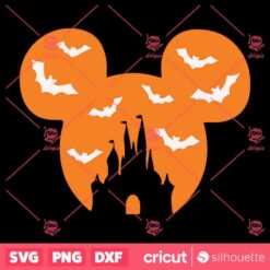 Halloween Mickey SVG ,Minnie Mouse Halloween SVG, PNG EPS DXF Files For Cricut