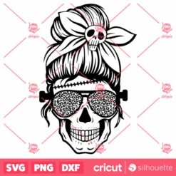 Halloween Mom Skull SVG Halloween SVG