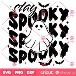 Halloween Stay Spooky SVG Boho Halloween SVG