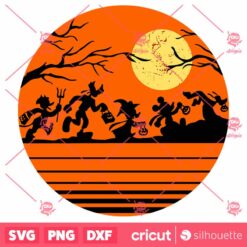 Halloween Trick Treating SVG Disney Halloween SVG