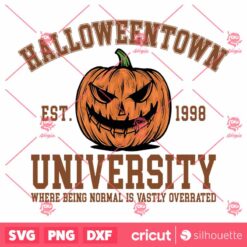 Halloween University SVG, Halloween Est 1998 SVG, Fall SVG, Pumpkin SVG