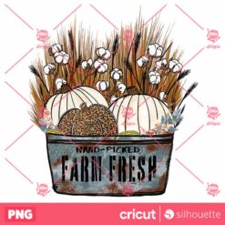 Hand Picked Farm Fresh PNG Fall PNG