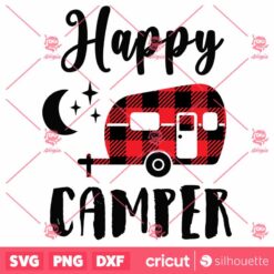 Happy Camper SVG Camping SVG