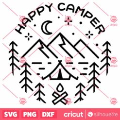 Happy Camper SVG Cut File