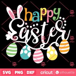 Happy Easter Bunny SVG Easter Bunny SVG