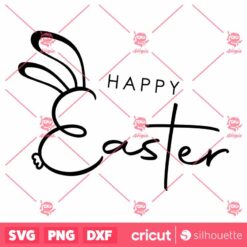 Happy Easter Bunny SVG Easter SVG