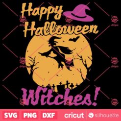 Happy Halloween Witches SVG Halloween SVG