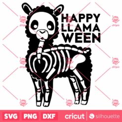 Happy Llama Ween Funny Halloween SVG