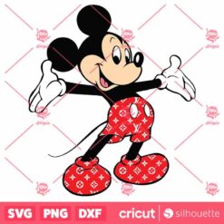 Happy Mickey Mickey Mouse Supreme SVG Mickey Supreme Fashion SVG