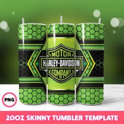 Harley Davidson Green Tumbler Wrap, 20oz Tumbler Wrap