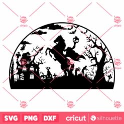 Headless Horseman SVG Halloween SVG