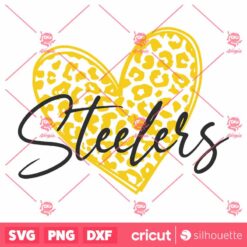 Heart Steelers Football SVG Pittsburgh Steelers SVG