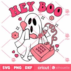 Hey Boo SVG Cute GhostSVG