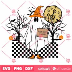 Hitchhiking GhostSVG Spooky Vibes SVG