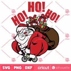 Ho Ho Ho Santa Claus SVG, Christmas SVG, Funny Santa Christmas