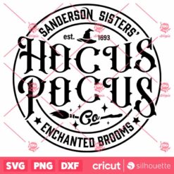 Hocus Pocus Enchanted Brooms SVG Hocus Pocus SVG