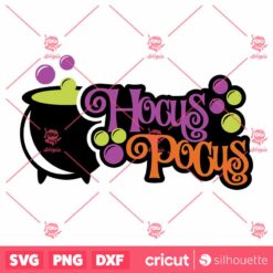 Hocus Pocus Halloween Horror Design Halloween SVG Horror SVG