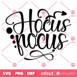 Hocus Pocus Letter Halloween Halloween SVG Horror SVG