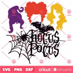 Hocus Pocus Spider SVG Hocus Pocus Sanderson SVG