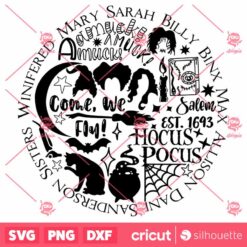 Hocus Pocus Theme SVG Halloween SVG