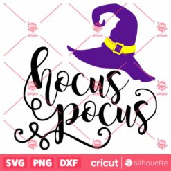 Hocus Pocus Witch Hat Halloween SVG Horror SVG