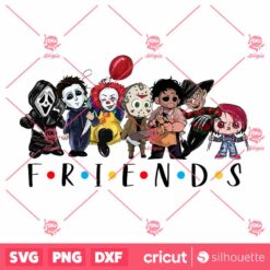 Horror Friends PNG, Halloween Friends PNG, Horror Characters PNG, Halloween Character PNG