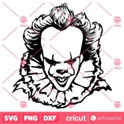 Horror Movie Characters SVG, Freddy SVG, Scream SVG, Pennywise