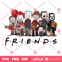 Horror Movie Friends PNG, Friends Halloween PNG, Horror Movies PNG, Friends PNG, Horror Movie