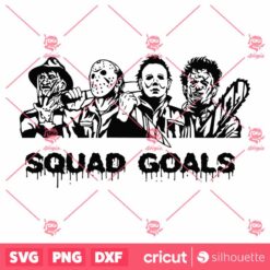 Horror Movie Squadgoals SVG Halloween SVG