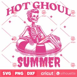 Hot Ghoul Summer SVG Halloween SVG