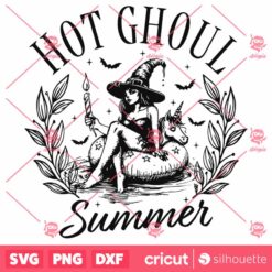 Hot Ghoul Summer SVG Summer Halloween Halloween SVG