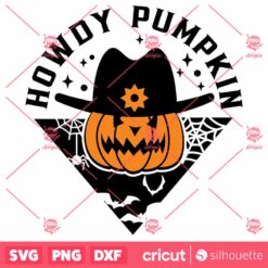 Howdy Pumpkin SVG Halloween SVG