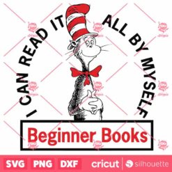 I Can Read It All By Myself Beginner Book SVG Dr Seuss SVG